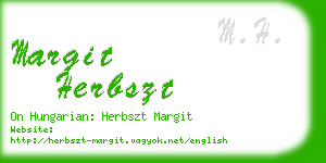 margit herbszt business card